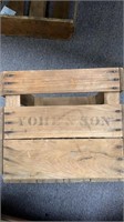 Yoeh & son orchard wood crate