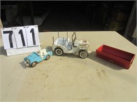 Tonka, Hubley & Truscale metal toys