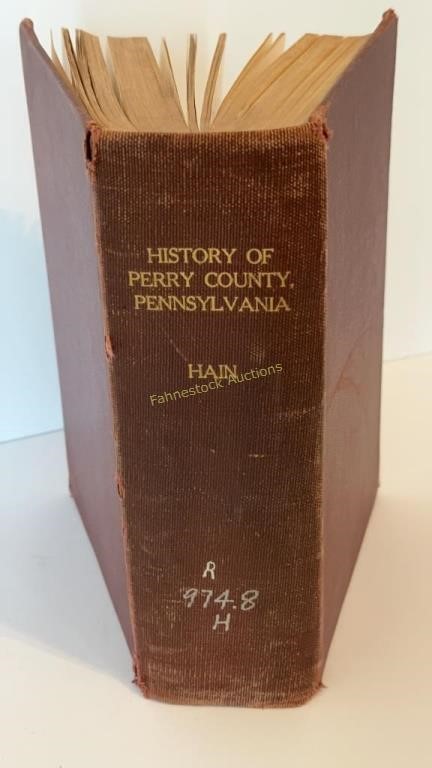 Hain’s The History of Perry County w/Red Cover