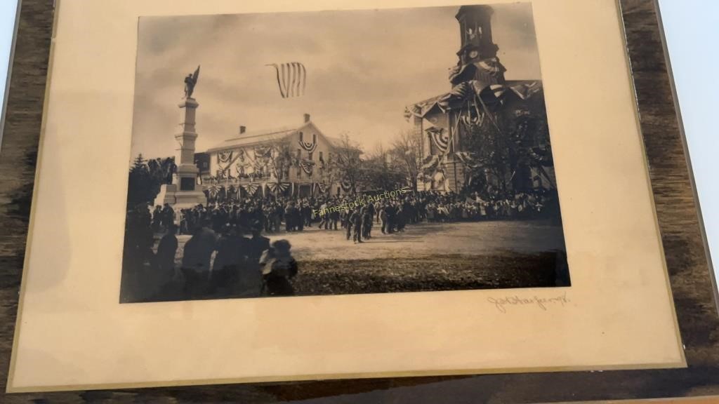 1898 New Bloomfield Monument picture. Signed