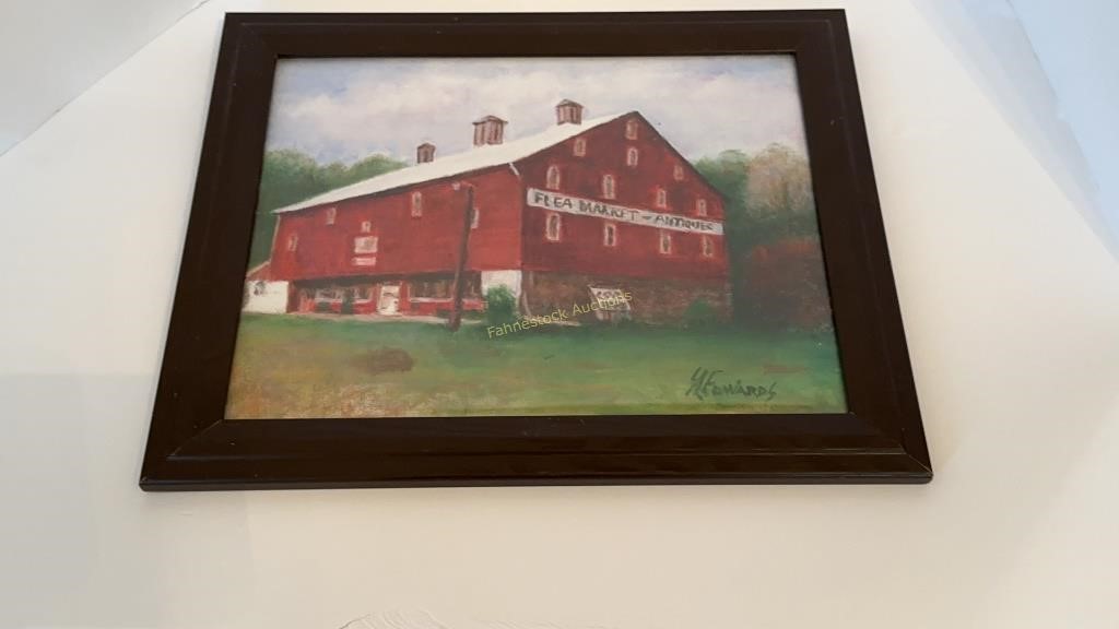 The Cove Barn painting by Edwards