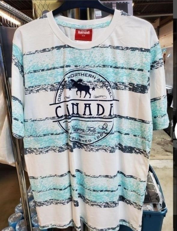 Men's T-Shirt Cotton Niagara Falls Size XL