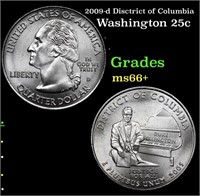 2009-d Disctrict of Columbia Washington Quarter 25