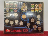 Canada 125 Set - Churchbridge $1 and