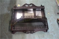 Carved Wood Shelf (Has Damage)