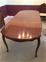 Dining table and 6 chairs (table is 93 inches