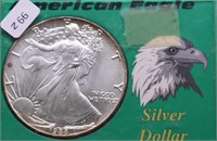 1988 SILVER EAGLE GEM