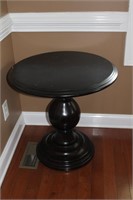 Round side table