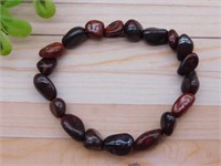 GENUINE STONE BEADED BRACELET ROCK STONE LAPIDARY