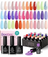 Beetles 23 Pcs Gel Nail Polish Kit 

With Base