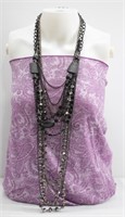 3pc Beaded Long Necklaces