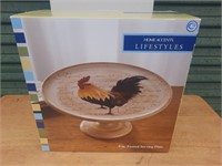 Rooster Cake Stand - Life Styles