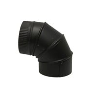 6 in. X 6 in. Black Stove Pipe Elbow See Photos