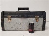 Large Black Toolbox With Tools