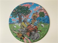 Boris Tyomkin- Oil on canvas  "Pastoral"