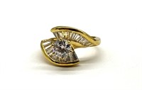 ‘18K GE’ Marked Ring Size 5
(Gold