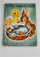 1960's Little Rabbits Bath Book