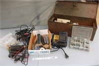 12V/20V Dewalt battery& charger; toolbox;