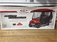 Double Take Deluxe Golf Cart Enclosure