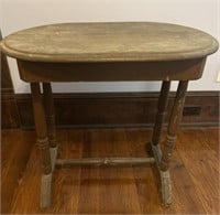 Oval Top Side Table