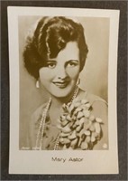 MARY ASTOR: Antique Tobacco Card (1932)