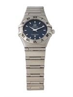 Omega Constellation Matte Blue Dial  Watch 22mm
