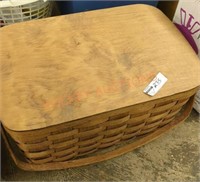 Large picnic basket and contents