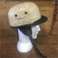 Vintage Helmet with Leather Peak
