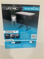 Lifetime adjustable height table appears new