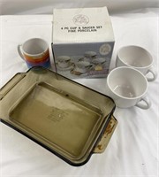Lot Of Kitchen Glassware & Tea Set