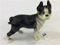 Metal Boston Terrier Dog Bank