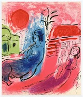 Marc Chagall "Maternite au Centaure" original lith