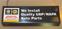 Double sided Light up NAPA auto parts sign.