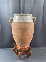 Large Pottery Floor Vase