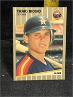 Craig Biggio Rookie card