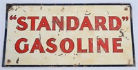 STANDARD GASOLINE TIN SIGN