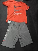 Nike Boys 2-Pc Set Dri-Fit T-shirt & Shorts Sz 6