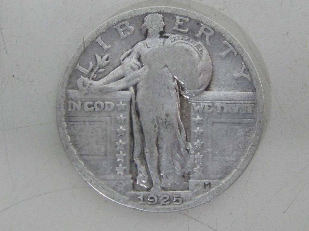 1952 Silver Standing Liberty Quarter 90% Silver