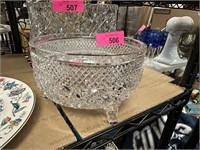 FINE CRYSTAL FOOTED BOWL NOTE