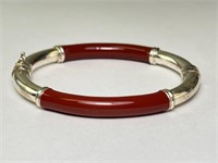 Sterling "Milor" Coral  Bracelet 11 Grams (Beauty)