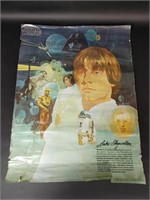 Star Wars Luke Skywalker Burger Chef Coke Poster