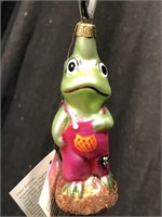 Christopher Radko Frog ornament