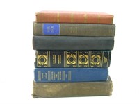 Six Assorted Vintage Books As Pictured