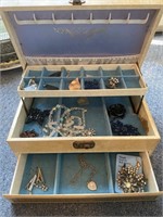 Jewelry Box and Vintage Jewelry