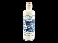 Vintage Blue Delft Curaco Liqueur Decanter Bottle