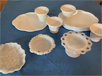 Milk Glass Party Sets & More