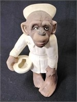 VTG Ceramic Painted Chimp Nurse