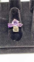 Multi stone ring stamped 925 sz 9