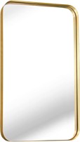 Gold Bathroom Mirror, 30"×20"