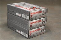 (3) Boxes Winchester .243 Win Rifle Ammunition